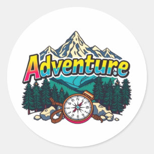 Adesivo Montanha de Aventura – Design de Natureza para Cam
