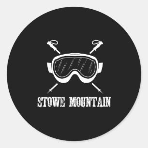 Adesivo montanha de Stowe vermont esquiador esqui esqui rú