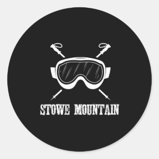 Adesivo montanha de Stowe vermont esquiador esqui esqui rú