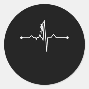 Adesivo Montanha Escalada de Batimentos Cardíacos Escalan