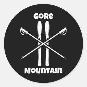 Adesivo Montanha Gore Adirondacks Esqui Esquis Esquiando E
