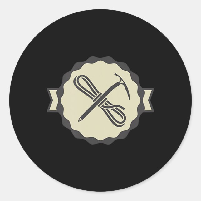 Adesivo MONTANHA ICON ICON Ice Wall Rock Climber (Frente)