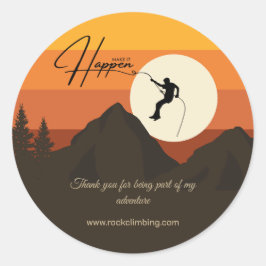 Adesivo Montanha Sunset Subindo Obrigado Adventure