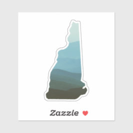 Adesivo Montanhas brancas em New Hampshire Sticker