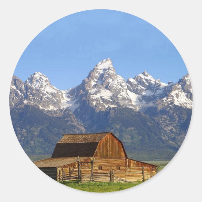 Adesivo Montanhas Grand Teton (Frente)