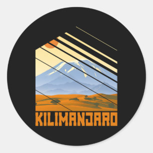 Adesivo Montanhas Kilimanjaro Ideia Escalada Caminhada