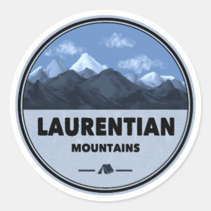 Adesivo Montanhas Laurentianas Quebec Canadá Camping