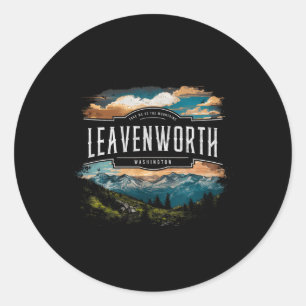 Adesivo Montanhas Leavenworth Washington Caminhada Ao Ar L