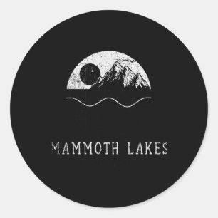 Adesivo Montanhas Mammoth Lakes Califórnia Caminhadas Ao A