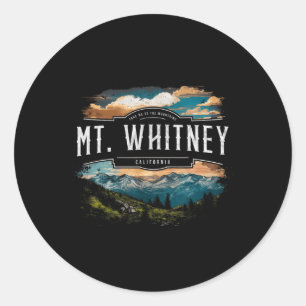 Adesivo Montanhas Mt. Whitney Califórnia Trilha Ao Ar Livr