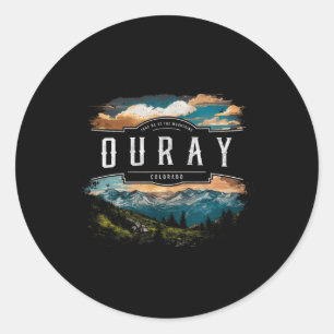 Adesivo Montanhas Ouray Colorado Caminhando ao Exterior Vi
