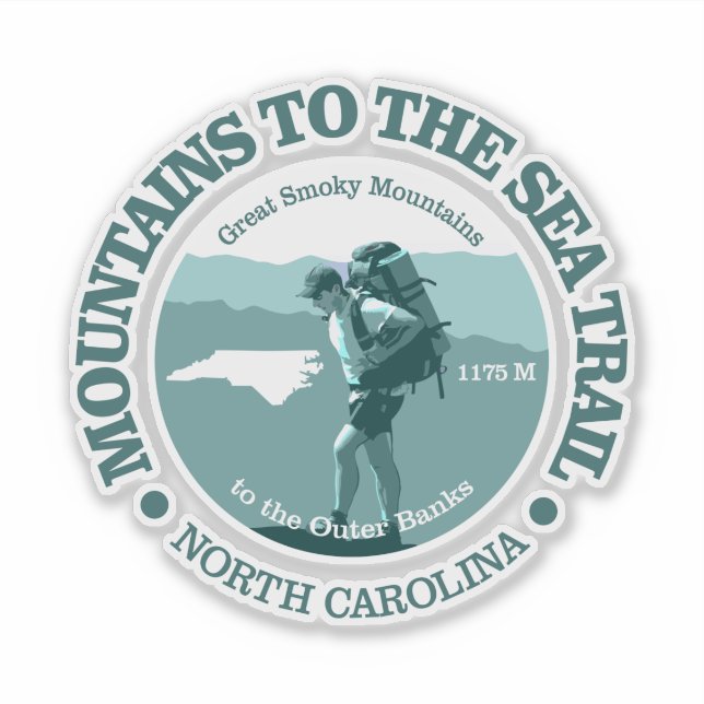 Adesivo Montanhas para a trilha do mar (T) (Frente)