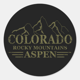 Adesivo Montanhas Rocky Aspen Colorado