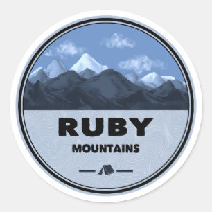 Adesivo Montanhas Ruby Nevada Acampamento
