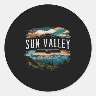 Adesivo Montanhas Sun Valley Idaho Caminhadas Ao Ar Livre