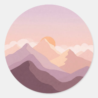 Adesivo Montanhas Sunset