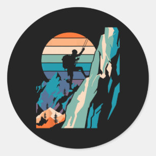 Adesivo Montanhista Engraçado Rock Climbing Bouldering Eu