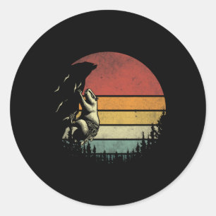 Adesivo Montanhista Retro Vintage Capyra Rock C engraçado