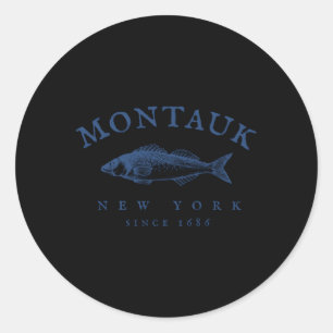 Adesivo Montauk New York Fisheries