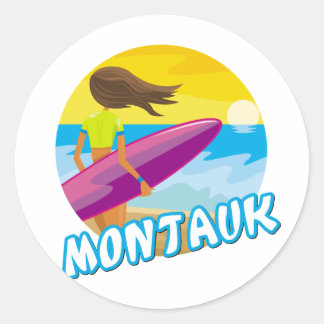 Adesivo Montauk Surfing