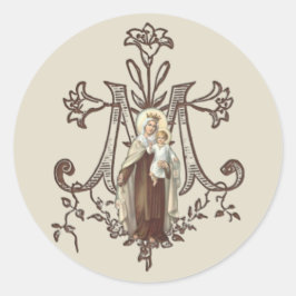 Adesivo Monte Carmel Jesus Carmelite - Vintage Religiosa