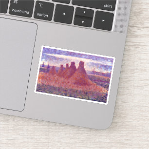 Adesivo Monte de feno de Georges Seurat