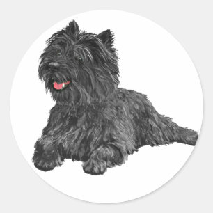 Adesivo Monte de pedras Terrier preto
