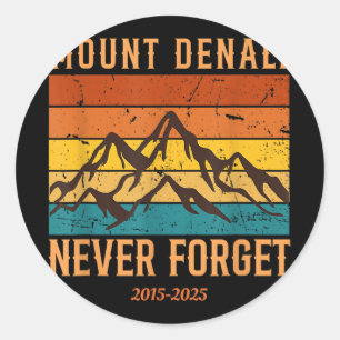 Adesivo Monte Denali National Park Monte Mckinley Us