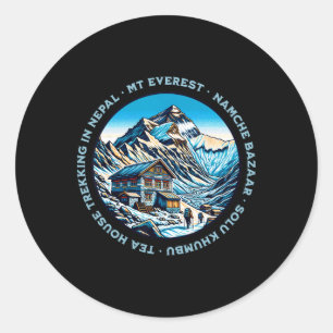 Adesivo Monte Everest Namche Bazaar Casa de Chá Trekking N