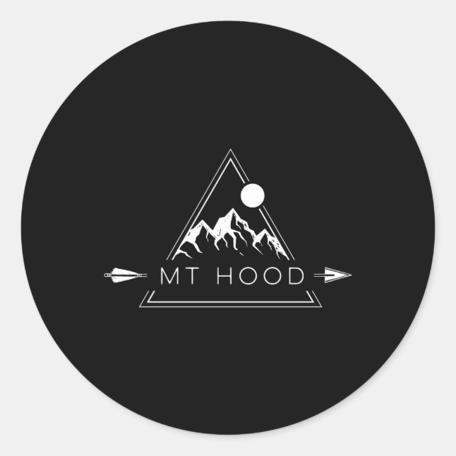 Adesivo Monte Hood Monte Hood Mountain (Frente)