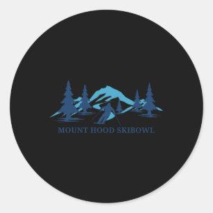 Adesivo Monte Hood Skibowl Oregon Estação de Esqui Esqui E