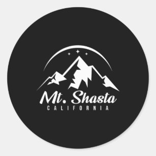 Adesivo Monte Shasta California Ski Resort Skiing Snowboar