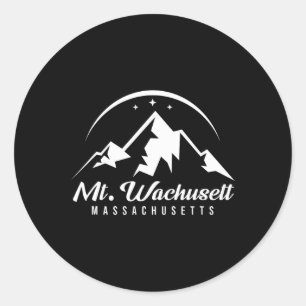 Adesivo Monte WMassachusetts Machusets Ski Resort Skib Sno