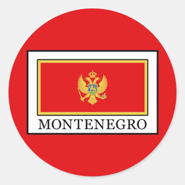 Adesivo Montenegro (Frente)