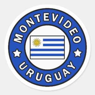 Adesivo Montevideo Uruguai
