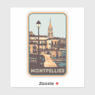 Adesivo Montpellier, a França é a minha orgulhosa cidade n