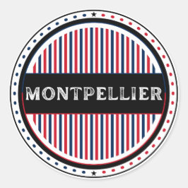 Adesivo Montpellier City Pride Emblem – French Identity