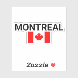 Adesivo Montreal Canadá Bandeira Canadense Cor-Clara,montr