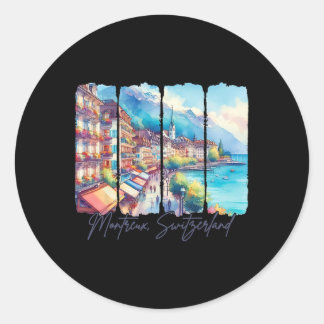 Adesivo Montreux Switzerland Travel Meet Me In Montreux Va