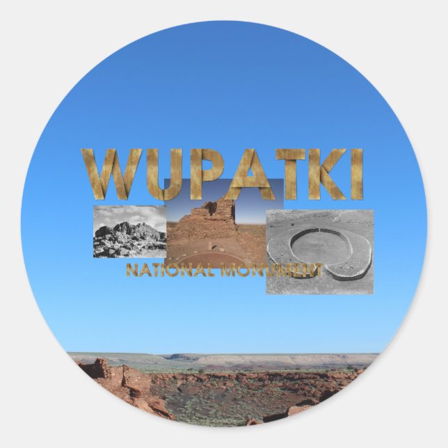Adesivo Monumento Nacional ABH Wupatki (Frente)