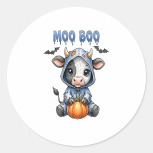 Adesivo Moo Boo Halloween Cow
