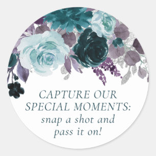 Adesivo Moody Boho Câmera descartável de cor lacrimal e