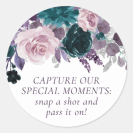 Adesivo Moody Boho | Câmera Descartável Púrpura De EggPlan