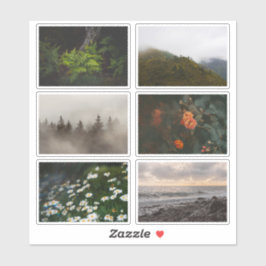 Adesivo Moody Nature aesthetic, Photography Sticker Sheet