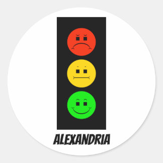 Adesivo Moody Stoplight Personalizável com Nome