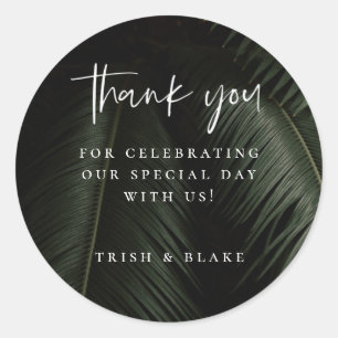 Adesivo Moody Tropics Obrigado