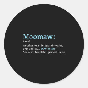 Adesivo Moomaw_ Definição Engraçada Substantivo - Outro Te