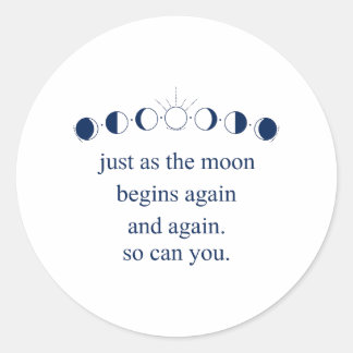 Adesivo Moon Inspirational Saying Motivation Universe
