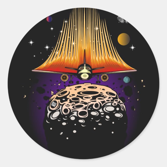 Adesivo Moon Landing  (Frente)