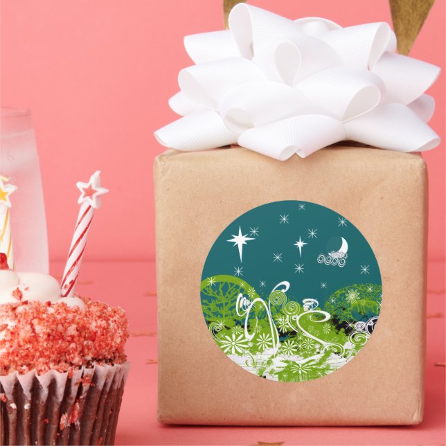 Adesivo Moon Stars Swirl Paint Splat (Festa)